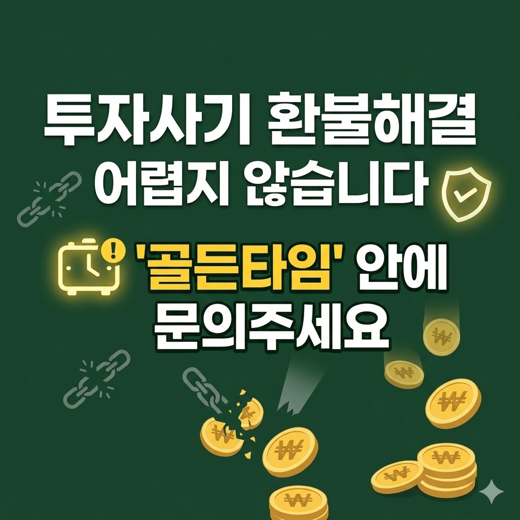 투자사기환불 안내 이미지