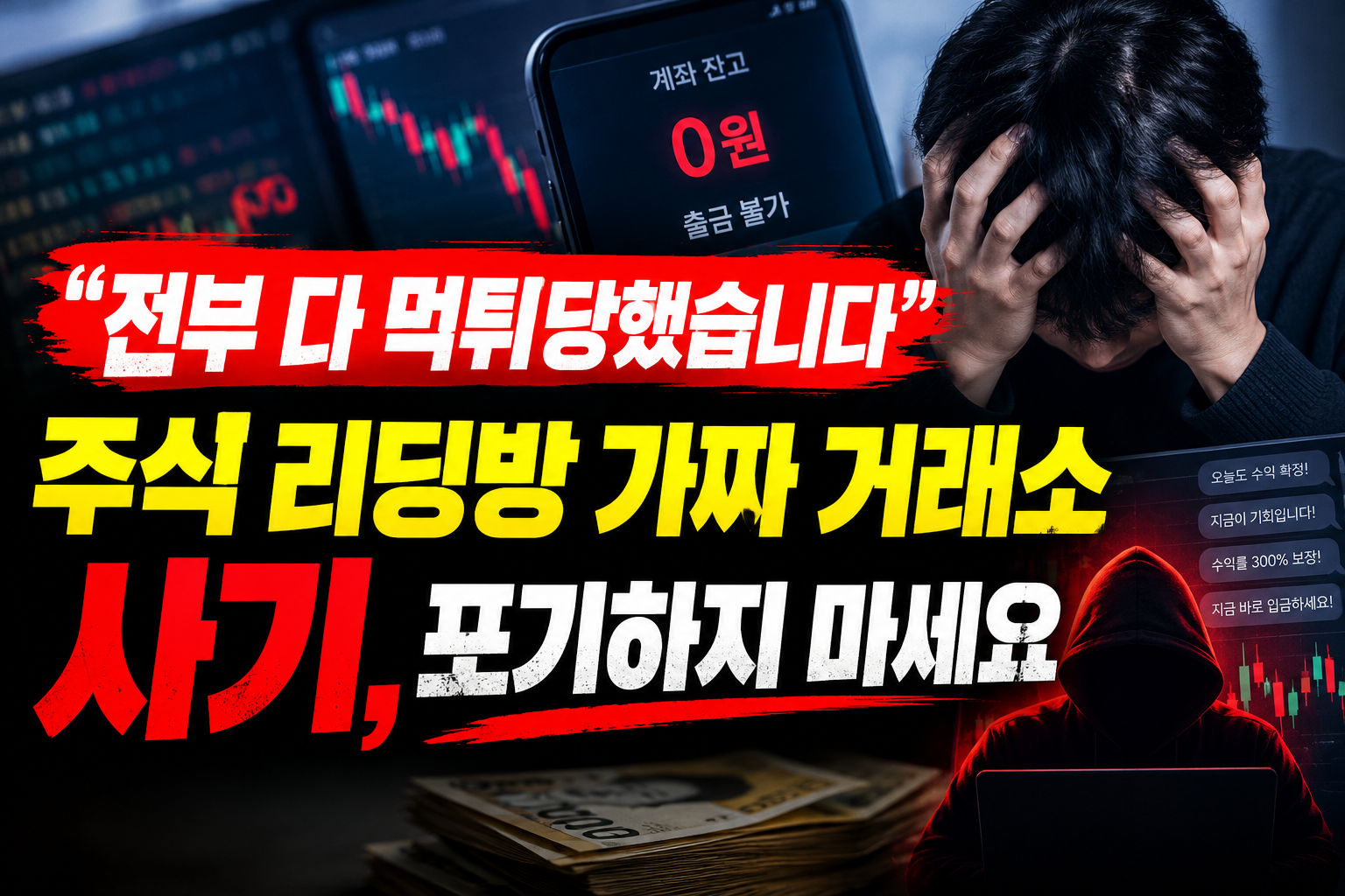주식 리딩방 가짜 거래소 사기