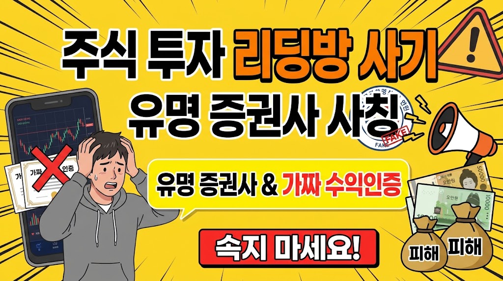 주식 투자 리딩방 사기