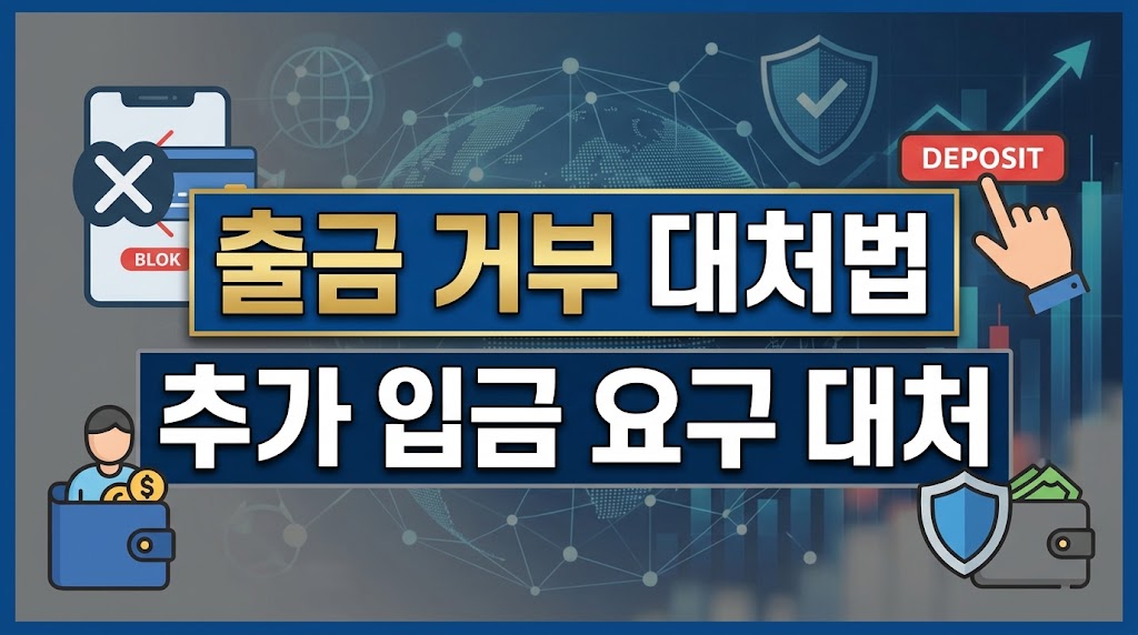 출금거부 추가입금 사기