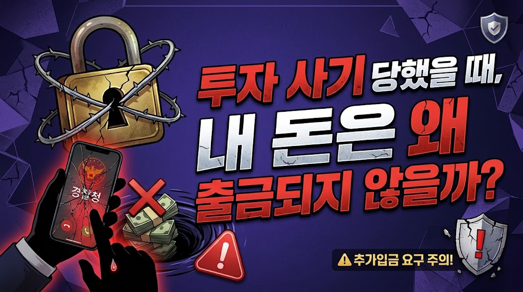투자 사기 당했을때