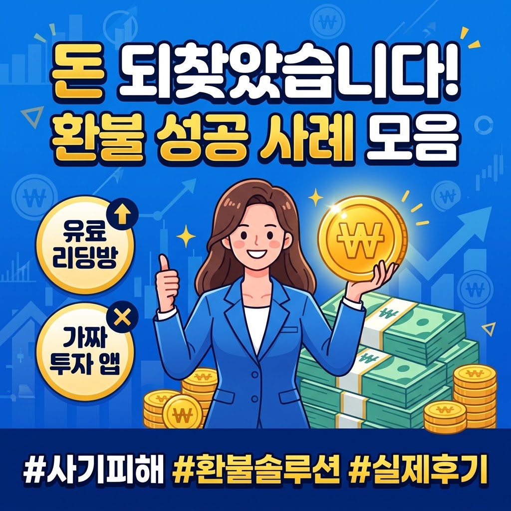 사기피해복구 투자환불 성공